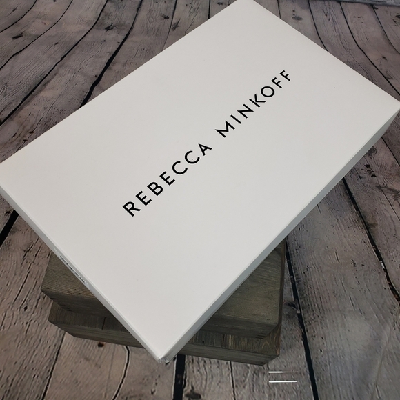 rebecca Minkoff Gayiah Suede Stacked Heeled Mules - Picture 15 of 16